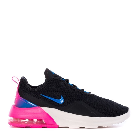 nike air max motion 2 women's black grey pink